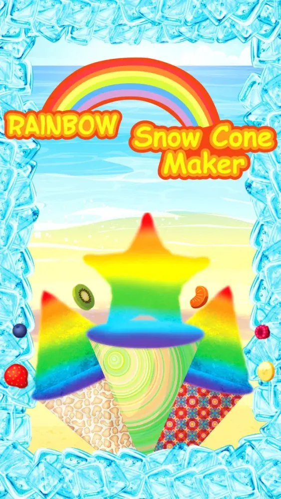 Tangkapan layar Rainbow Snow Cone Maker - Summer Frozen Food Stand
