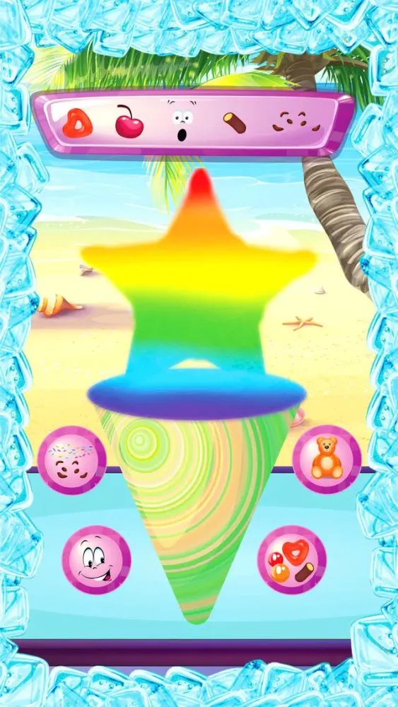 Tangkapan layar Rainbow Snow Cone Maker - Summer Frozen Food Stand