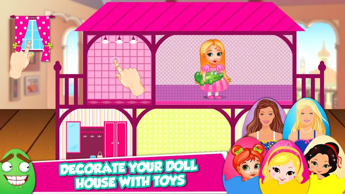 Capturas de pantalla de Kinder Surprise Eggs to Open Dream Doll House