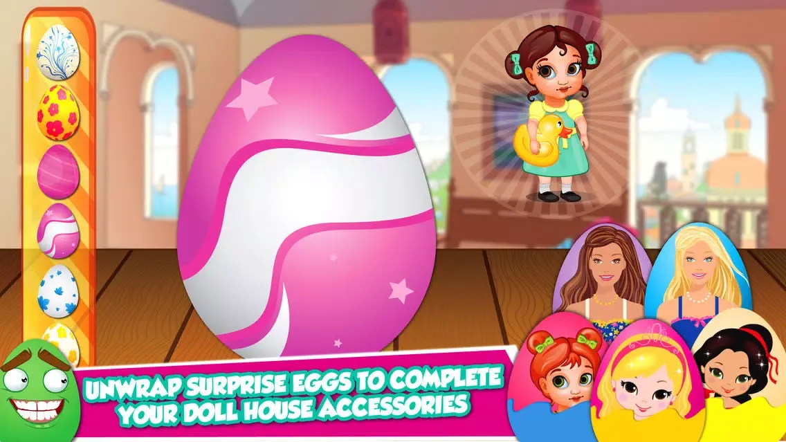 Capturas de pantalla de Kinder Surprise Eggs to Open Dream Doll House