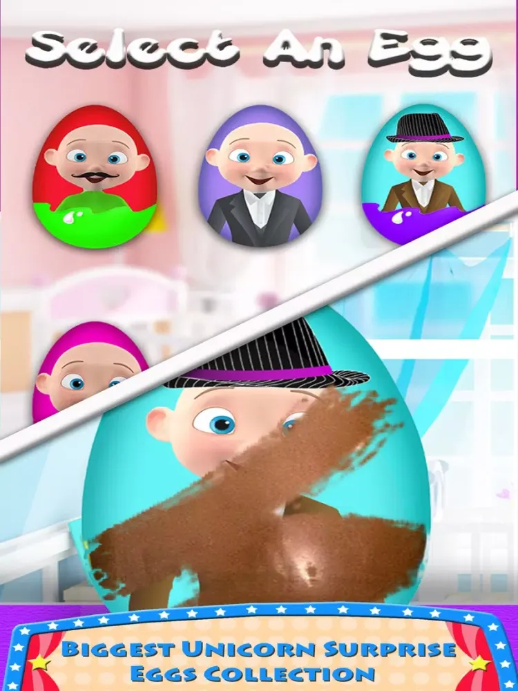 Tangkapan layar Rainbow Unicorn & Baby Boss Surprise Eggs Puzzle iPad 