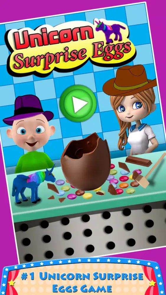 Tangkapan layar Rainbow Unicorn & Baby Boss Surprise Eggs Puzzle