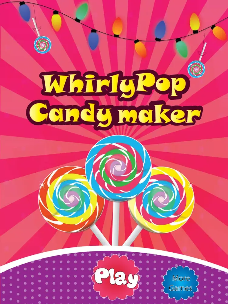 Screenshot di Swirly Whirly Pop Candy Maker - Make rainbow color ice pops & frozen lollipops iPad 
