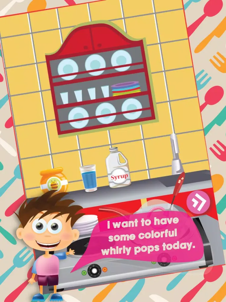 Screenshot di Swirly Whirly Pop Candy Maker - Make rainbow color ice pops & frozen lollipops iPad 