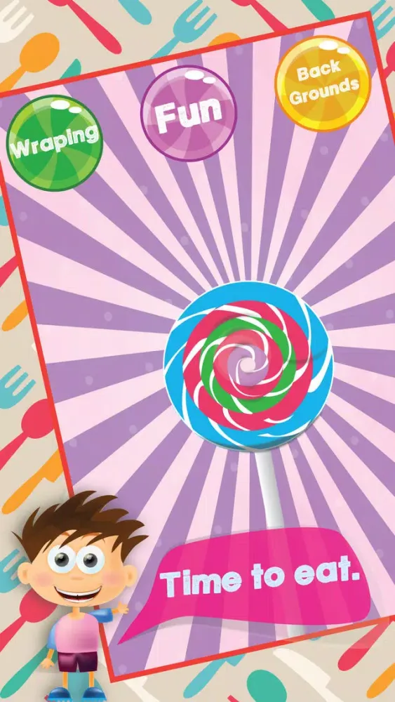 Screenshot di Swirly Whirly Pop Candy Maker - Make rainbow color ice pops & frozen lollipops