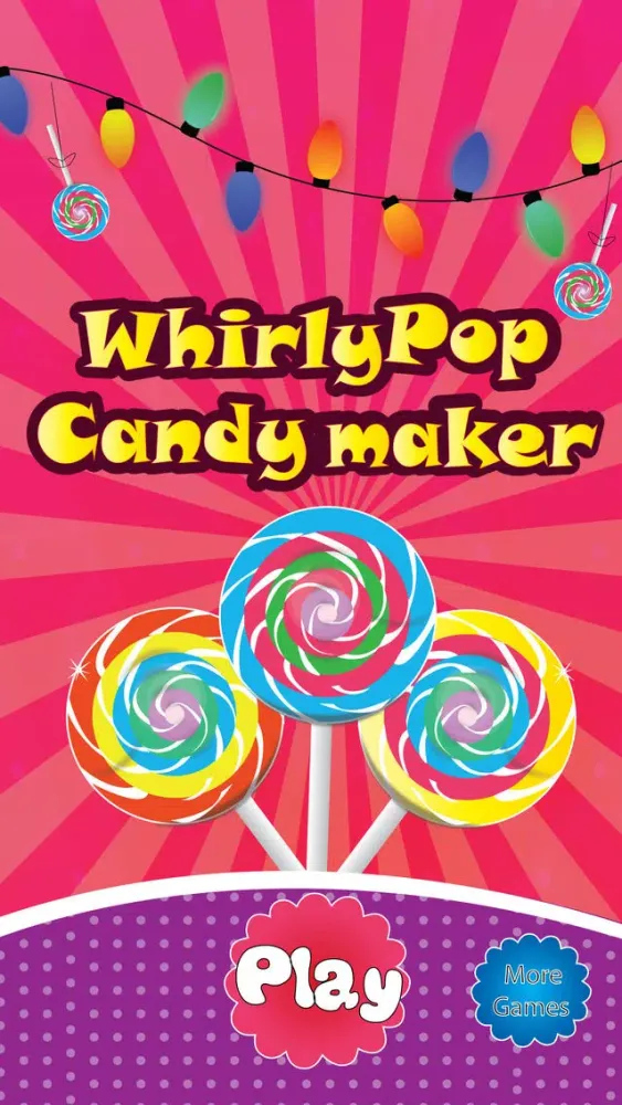 Screenshot di Swirly Whirly Pop Candy Maker - Make rainbow color ice pops & frozen lollipops