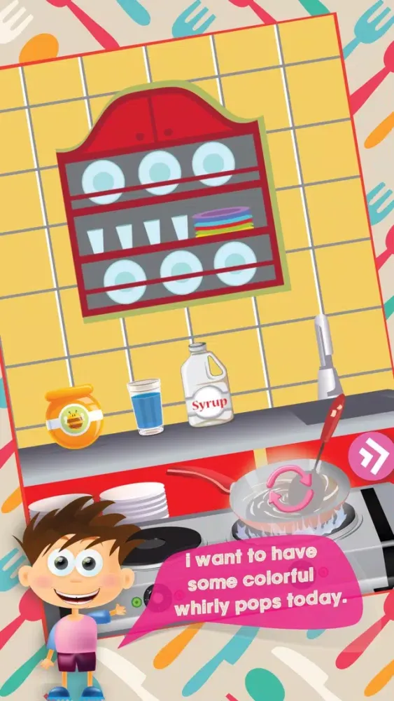 Screenshot di Swirly Whirly Pop Candy Maker - Make rainbow color ice pops & frozen lollipops