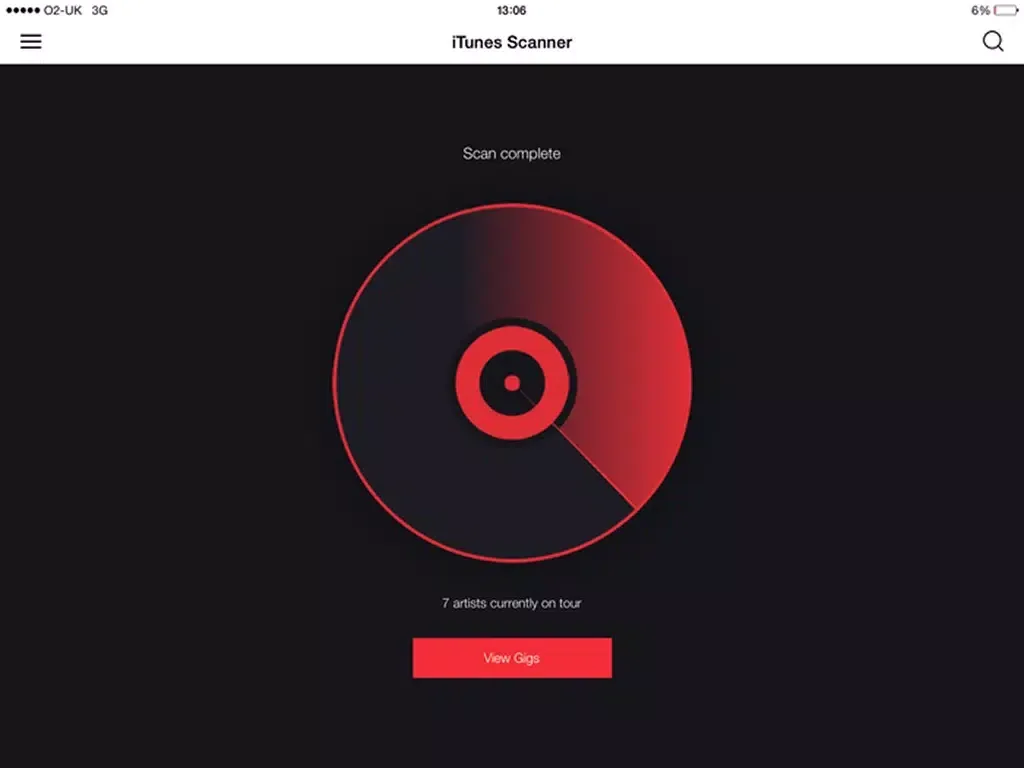 تصاویر Gigs and Tours iPad 