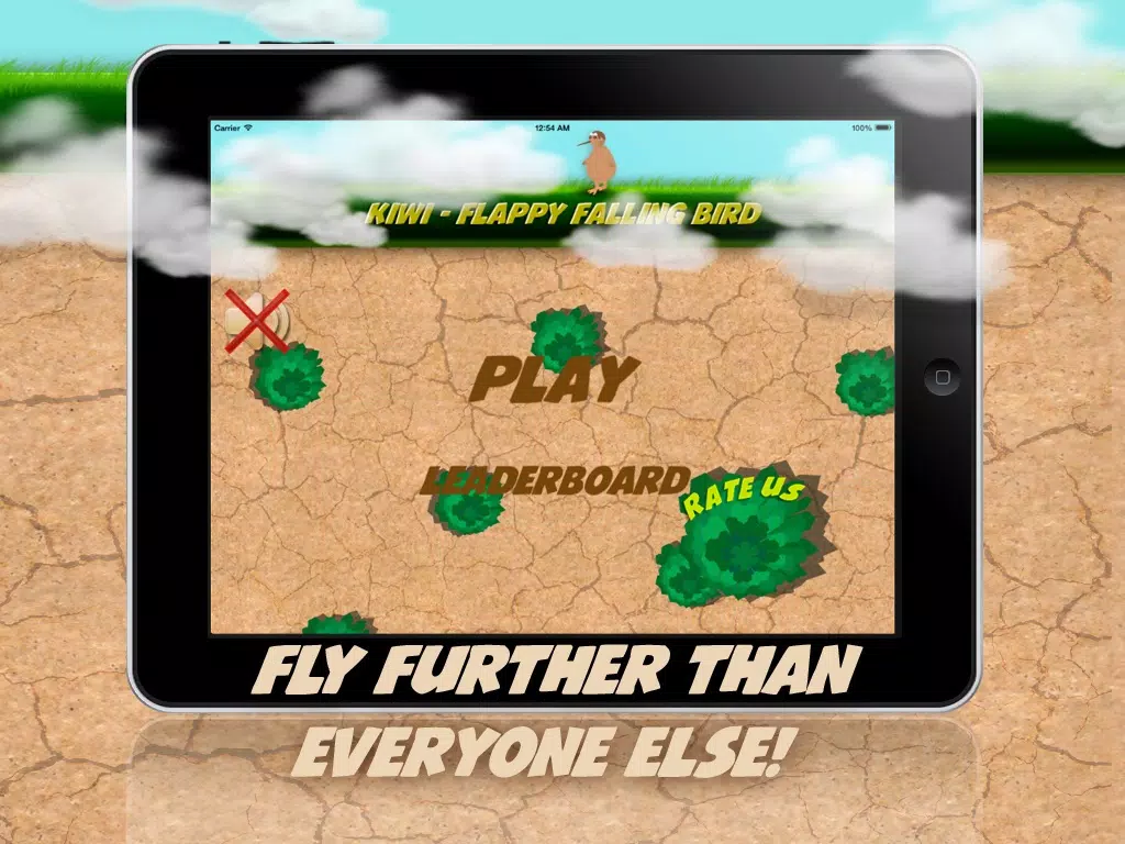 Kiwi - Flappy falling bird iPad  Ekran Görüntüleri