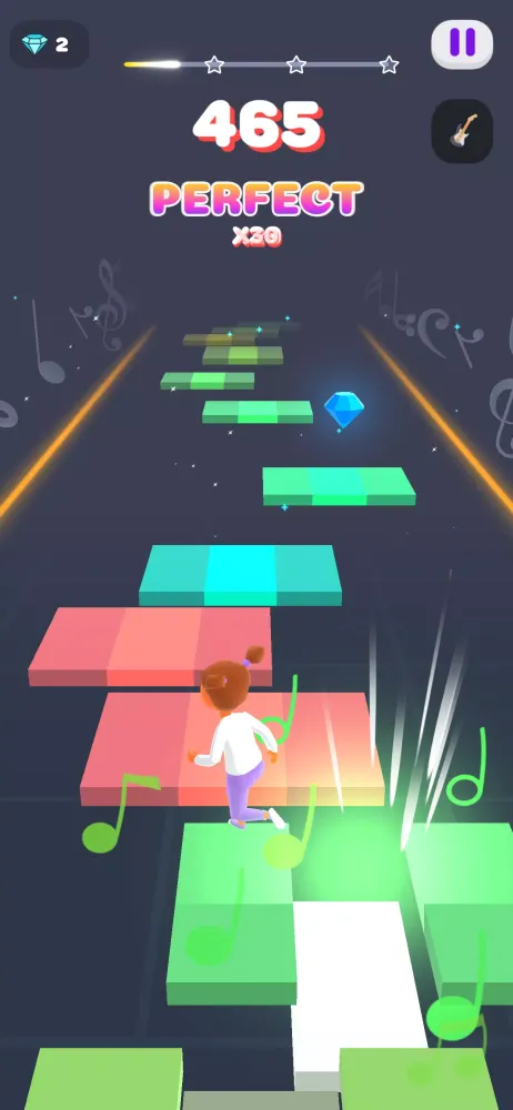 ภาพหน้าจอของ Melody Run