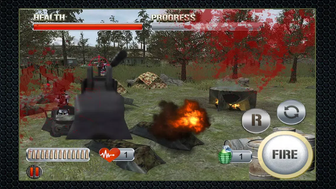 Tangkapan layar A Modern Army Sniper War - Rival Forces Battle