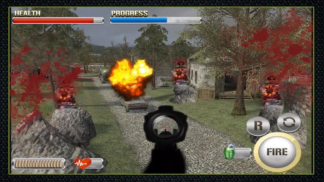 Tangkapan layar A Modern Army Sniper War - Rival Forces Battle