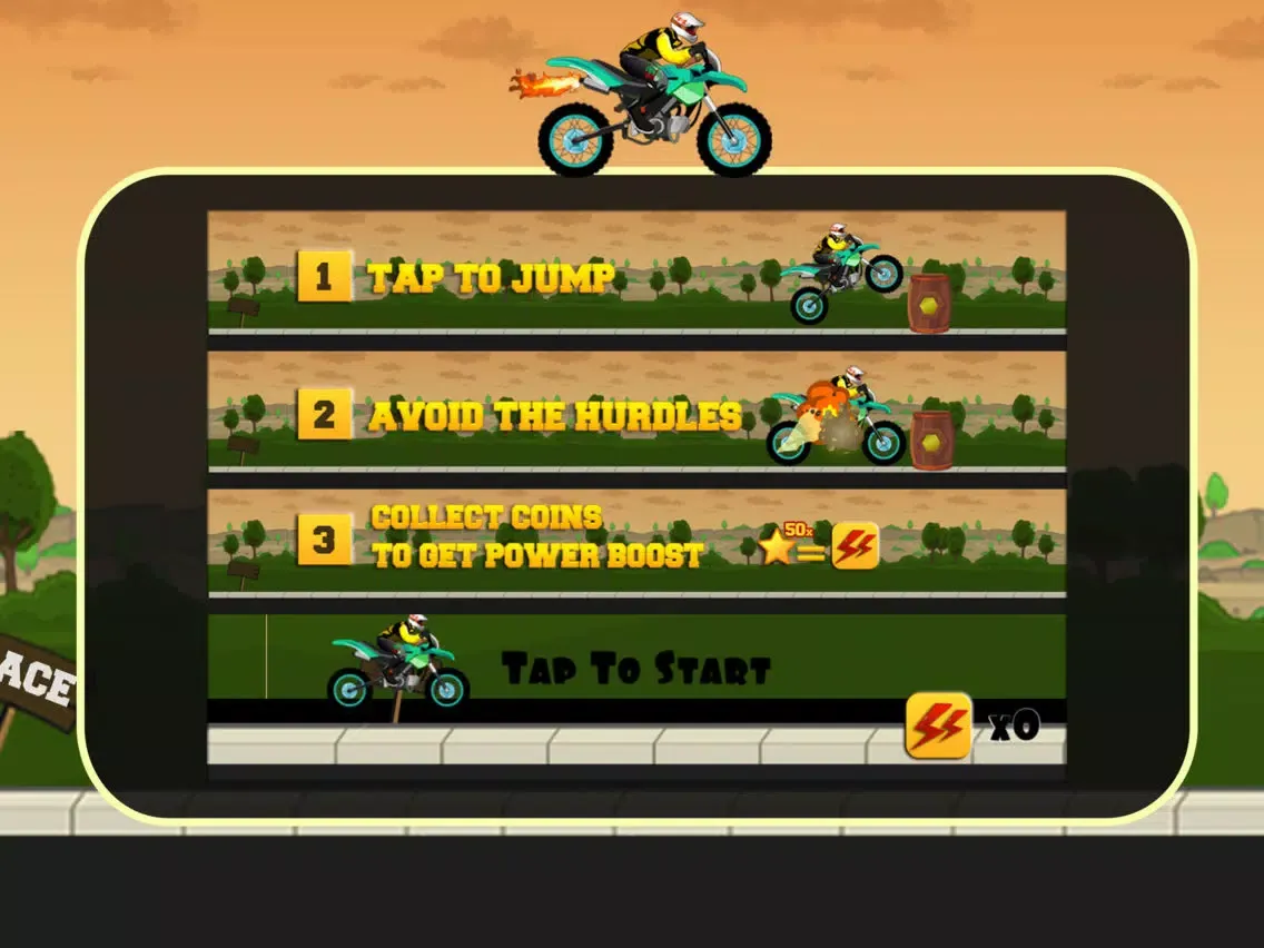 A Extreme Dirt Bike Race - Cool Racing Derby Free iPad  Screenshots