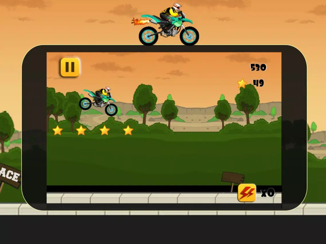 A Extreme Dirt Bike Race - Cool Racing Derby Free iPad  Screenshots