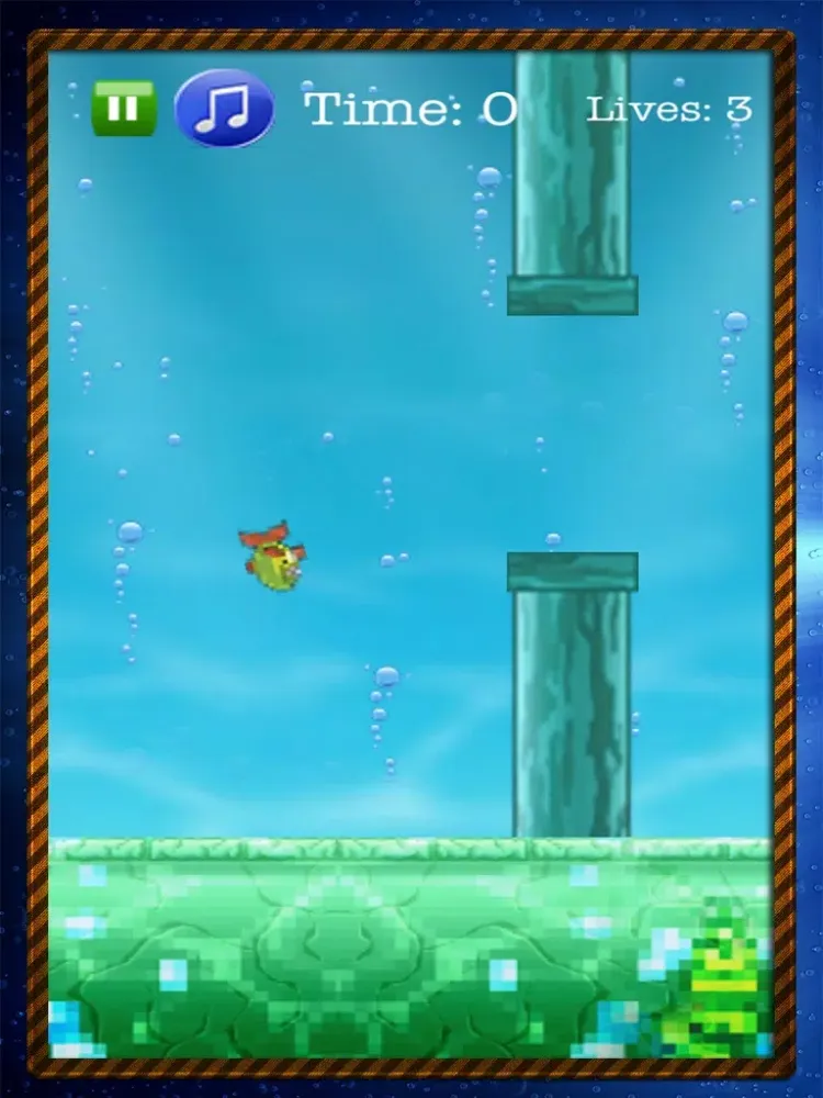 A Tappy Fish Flap - Flying Hoppy Floppy Fishy iPad  Screenshots