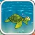 A Turtle Flap Rush - Tiny Impossible Blue Flappy Game