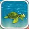 A Turtle Flap Rush - Tiny Impossible Blue Flappy Game