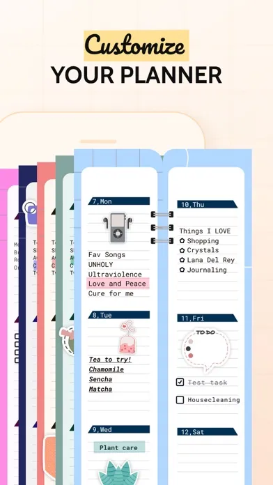 Weekly Planner: Agenda Journal应用截图
