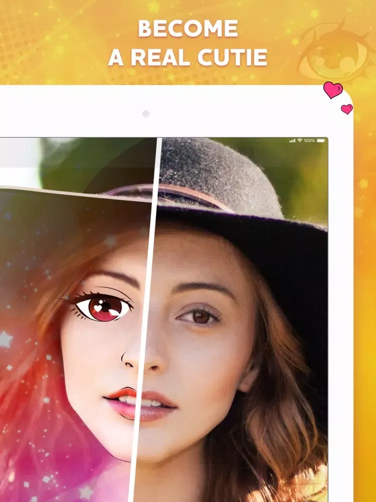 Cartoon me — Cute Face Filters iPad  Screenshots