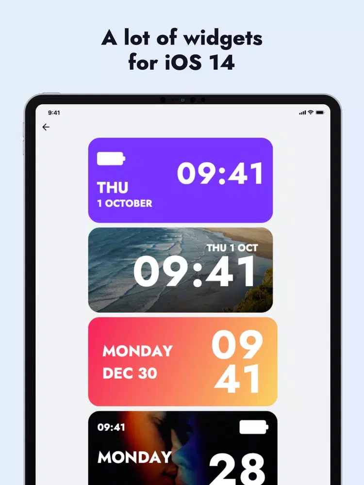 Get Widget - Aesthetic Themes iPad 应用截图
