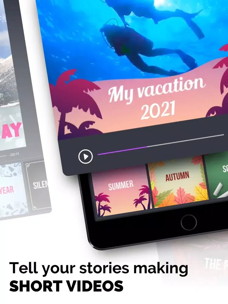 ภาพหน้าจอของ Short video — Cut Your Story iPad 