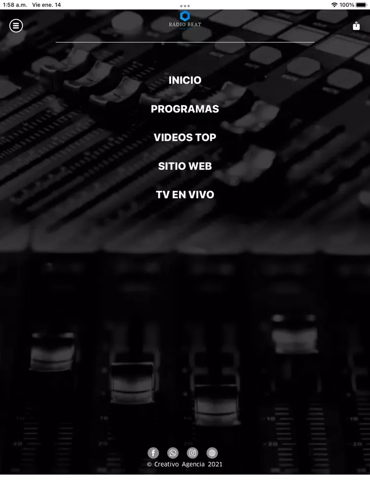 Capturas de pantalla de Radio Beat Música y Más iPad 