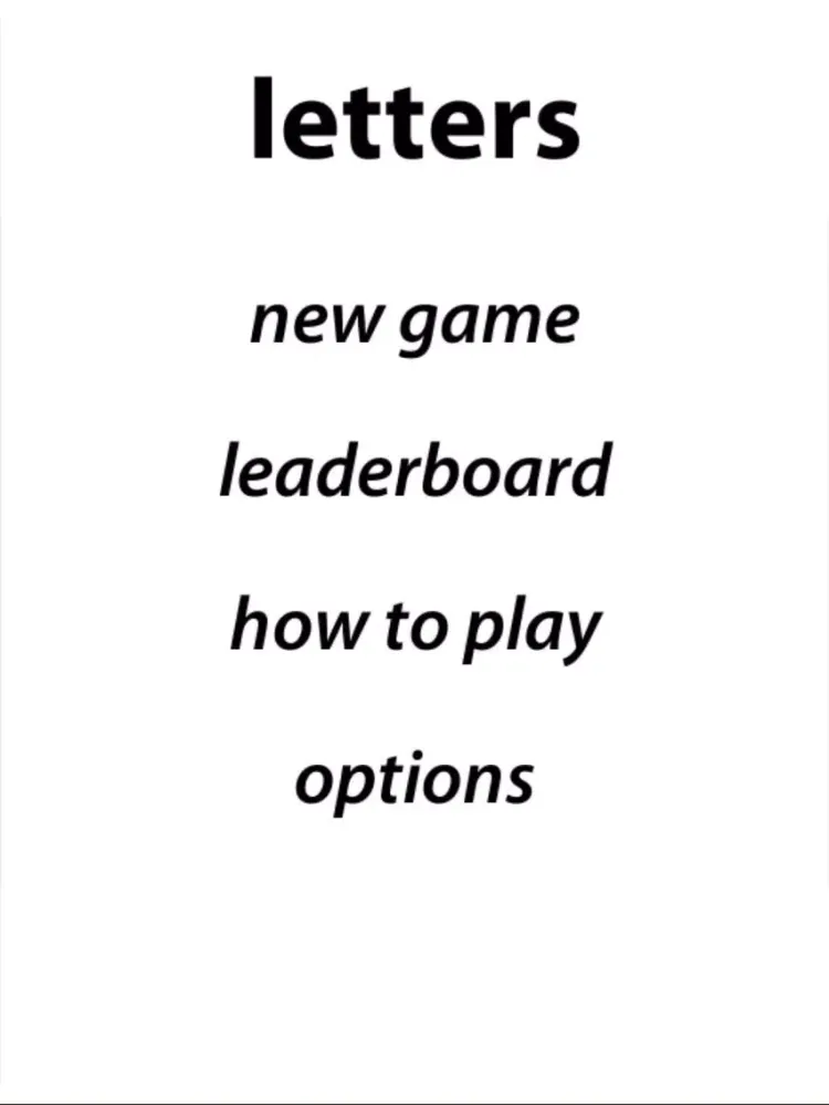 Letters by Creator Factory iPad  स्क्रीनशॉट