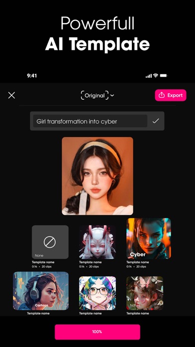 ภาพหน้าจอของ Creatorhub: AI Art Video Maker