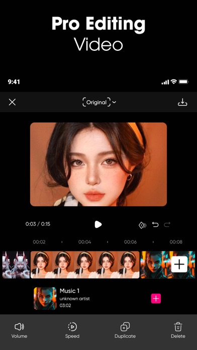 ภาพหน้าจอของ Creatorhub: AI Art Video Maker
