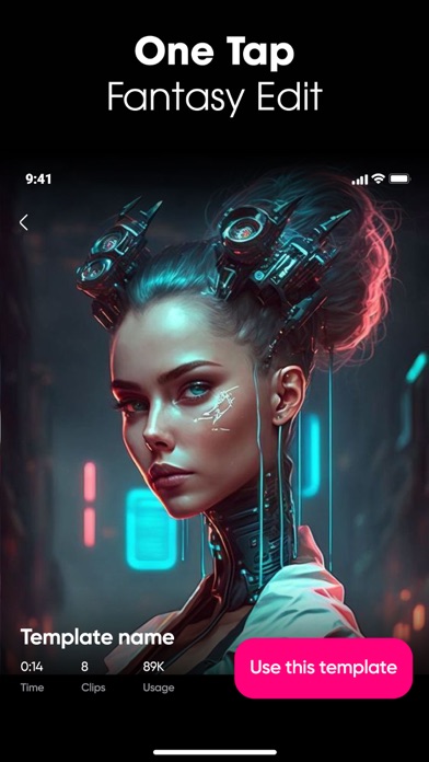 ภาพหน้าจอของ Creatorhub: AI Art Video Maker