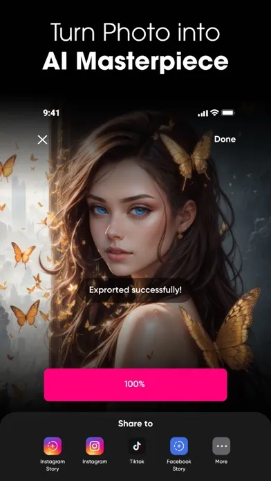 Creatorhub: AI Art Video Maker スクリーンショット