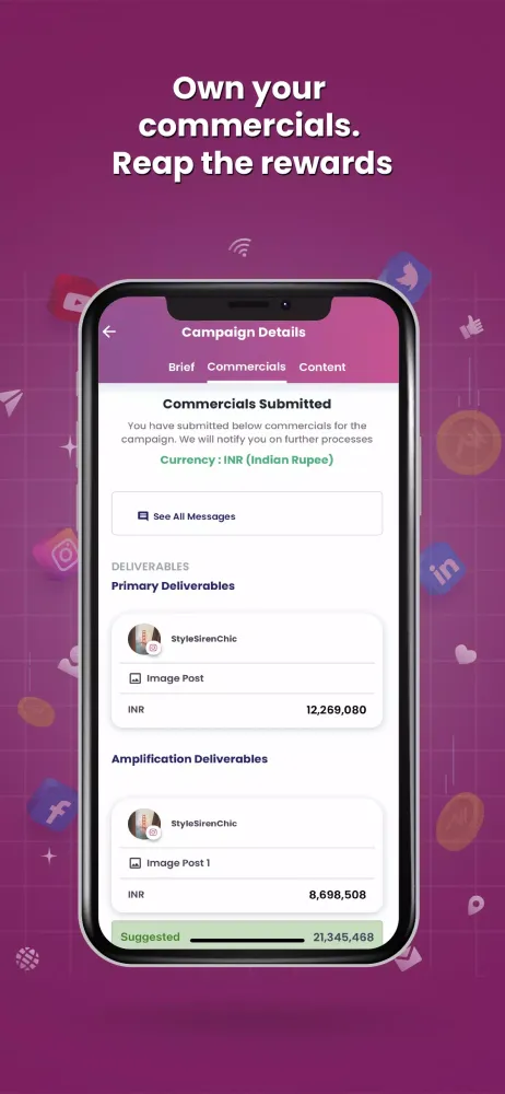 Tangkapan skrin CreatorTag