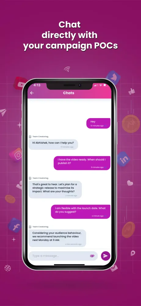 Tangkapan skrin CreatorTag