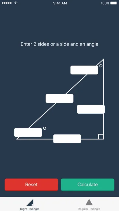 Tangkapan layar Trig Solver