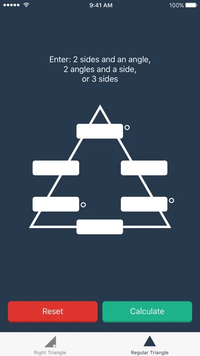 Tangkapan layar Trig Solver