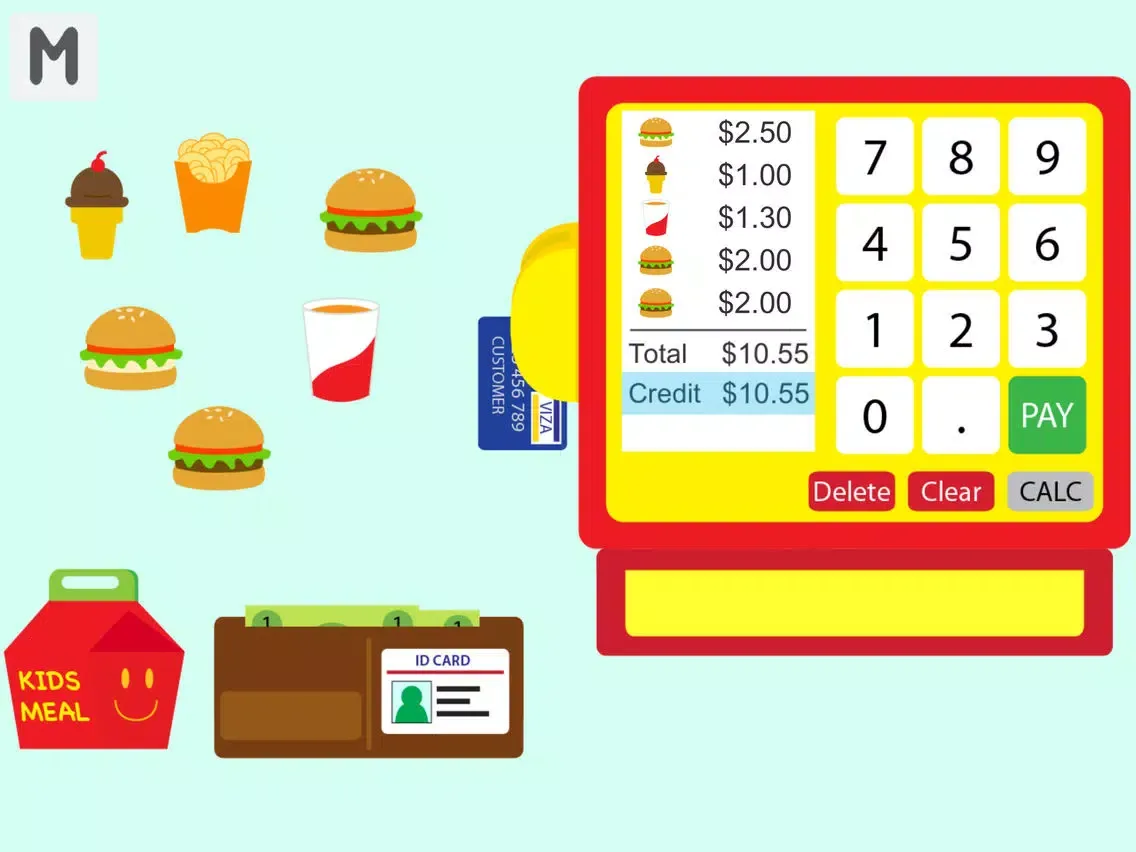تصاویر Burger Cash Register Full iPad 