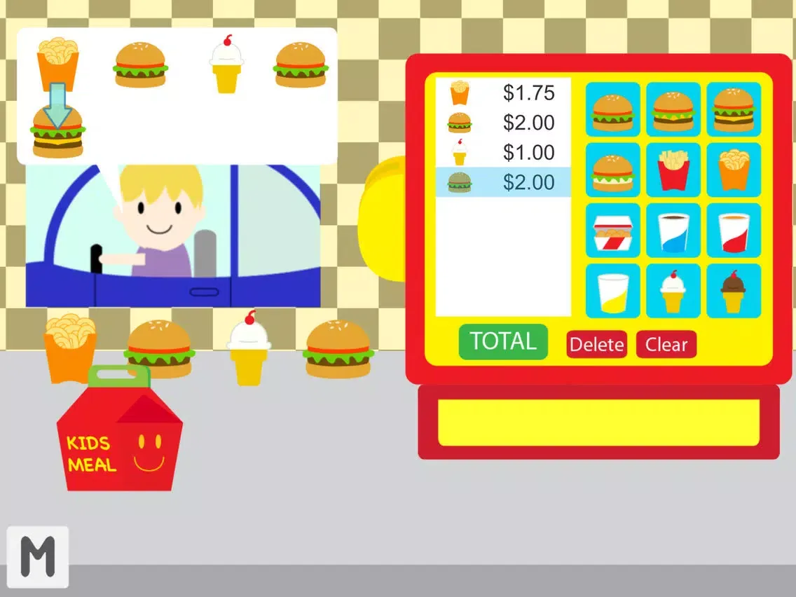 تصاویر Burger Cash Register Full iPad 