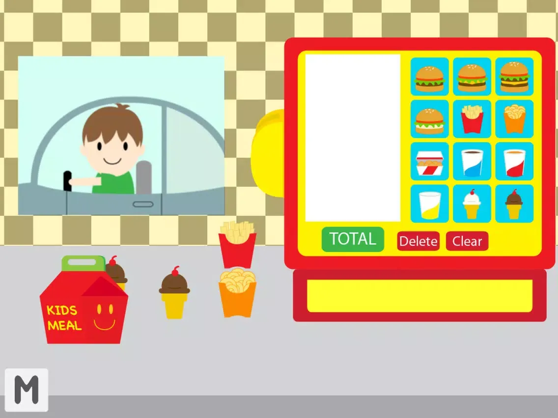 تصاویر Burger Cash Register Full iPad 