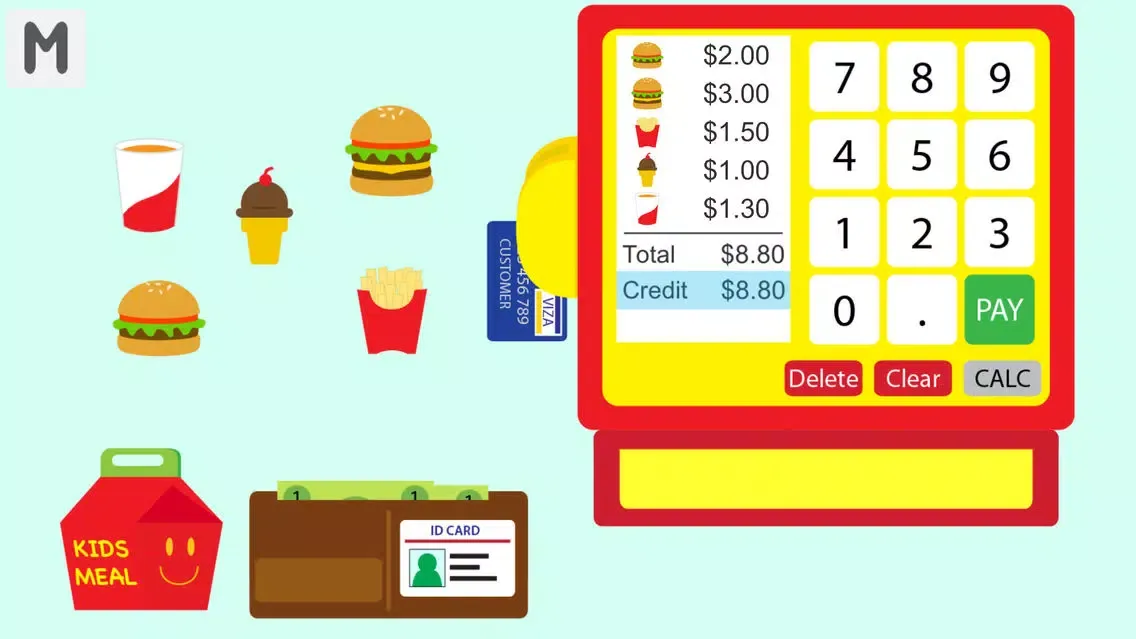 تصاویر Burger Cash Register Full