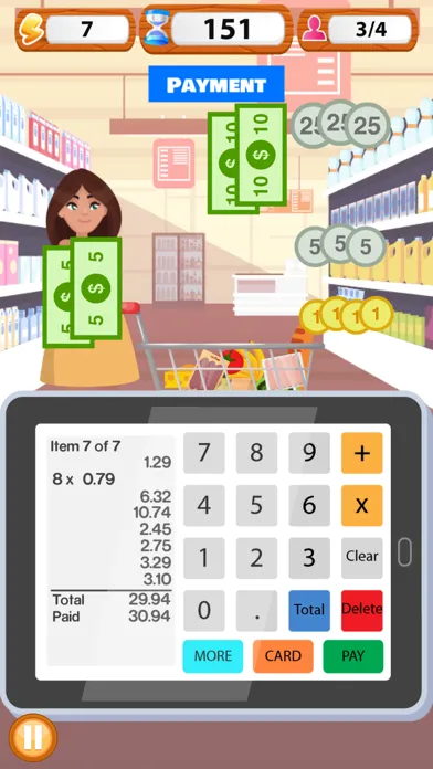 Capturas de pantalla de Supermarket Cashier Simulator