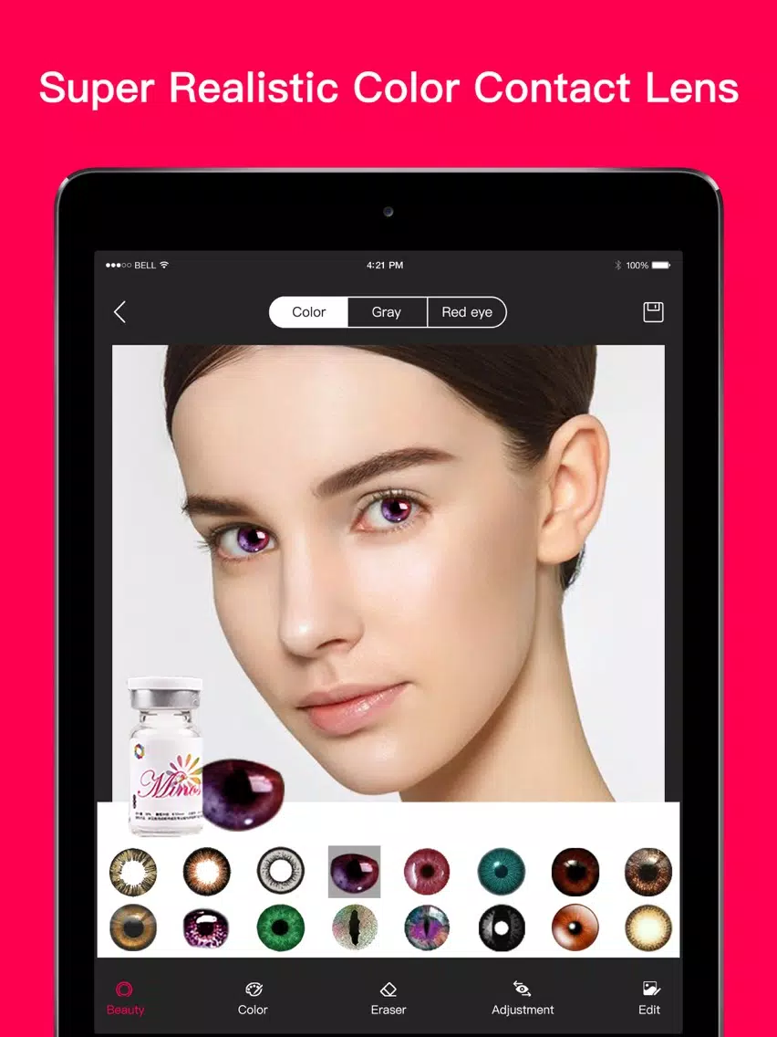 صور Magic Eye Color-Face Makeup iPad 