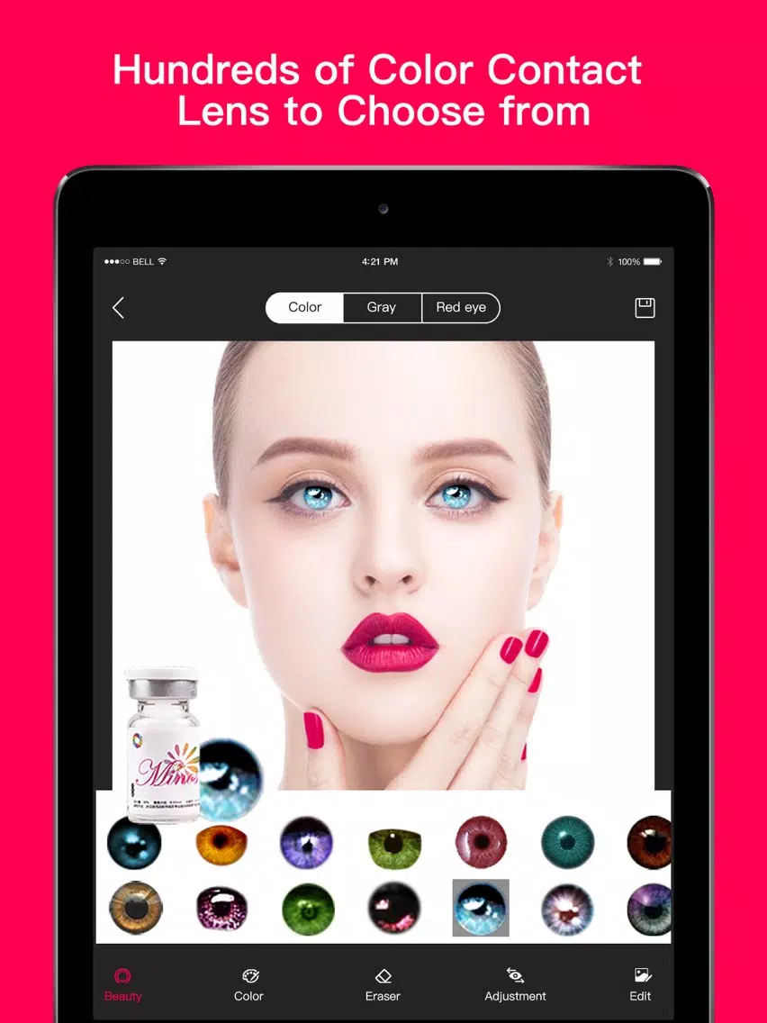 صور Magic Eye Color-Face Makeup iPad 