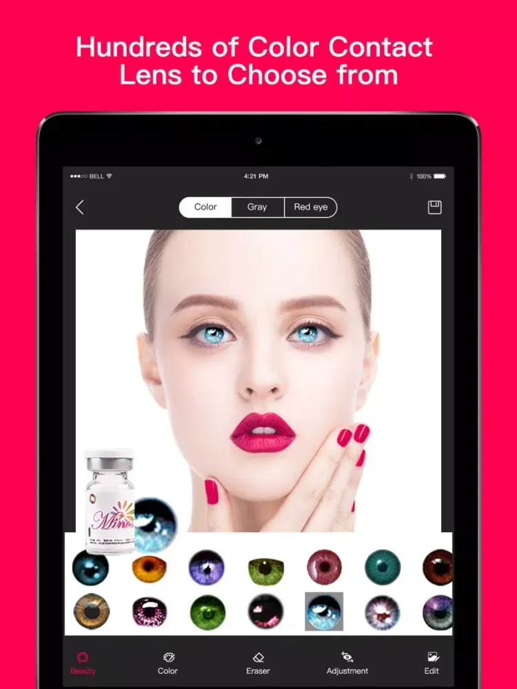 Magic Eye Color-Face Makeup iPad  スクリーンショット