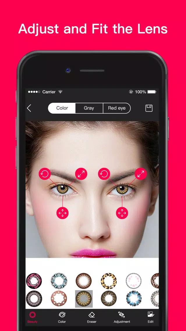 صور Magic Eye Color-Face Makeup