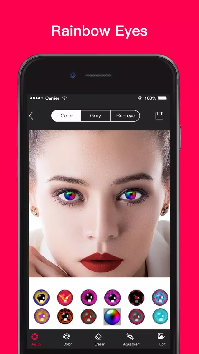 صور Magic Eye Color-Face Makeup
