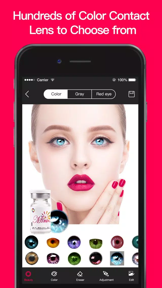 صور Magic Eye Color-Face Makeup