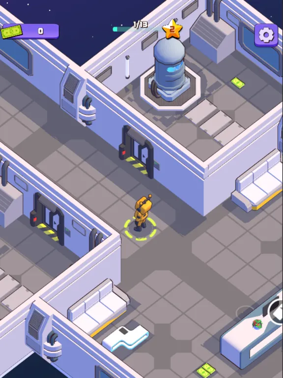 Capturas de tela do Space hotel: scifi idle tycoon iPad 