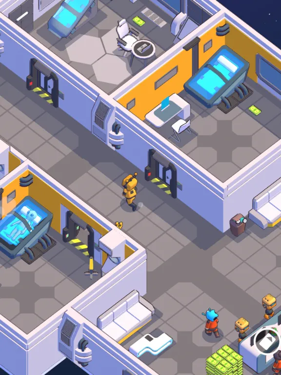 Capturas de tela do Space hotel: scifi idle tycoon iPad 
