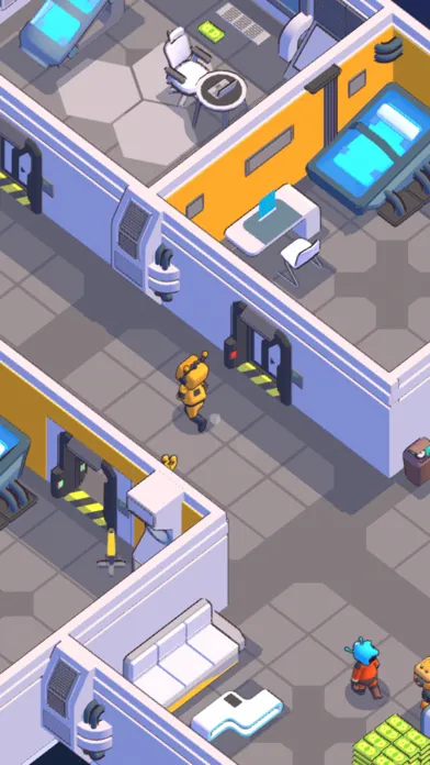 Capturas de tela do Space hotel: scifi idle tycoon