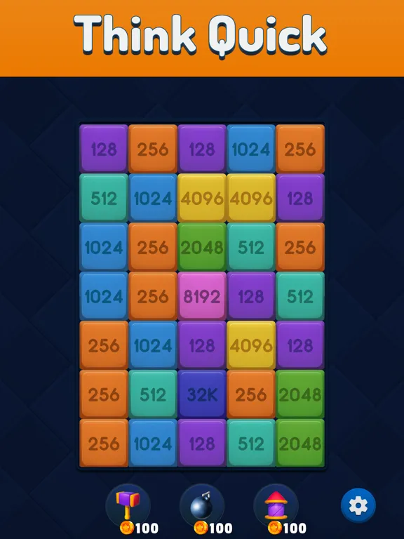 Capturas de pantalla de 2048: Merge! iPad 